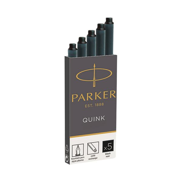 【尖んがり20倍】(まとめ）パーカー PARKER CTインキ 黒いこと5本 19 50382【×10仕掛ける】