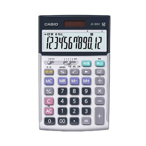 【百貨店SALEでP最大限度47倍】カシオ 本格実務計算器 日数＆第四次元数えること 12桁 ジャスト手合い JS-20DC-N 1台