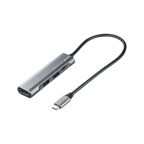 【マラソンでP最大49倍】サンワサプライ HDMIポート付 USB Type-Cハブ USB-3TCH37GM