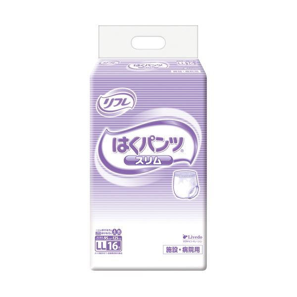 【マラソンでP最大47倍】（まとめ）リブドゥコーポレーション リフレはくパンツ スリムタイプ LL 1パック（16枚）【×5セット】