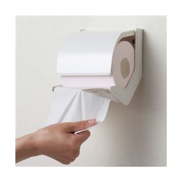 【クーポン配布中＆マラソン対象】（まとめ）シマブン トイレットペーパーホルダーおくだけ 標準タイプ オフホワイト OT-946-500-7 1個【×5セット】 12,210円