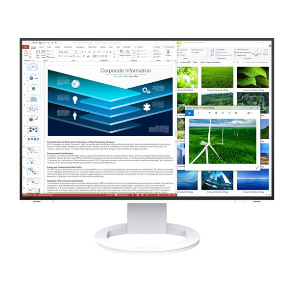 【クーポン配布中&マラソン対象】EIZO 液晶ディスプレイ 24.1型/1920×1200/HDMI、DisplayPort、USBType-C/ホワイト/スピーカー:あり EV2485-WT