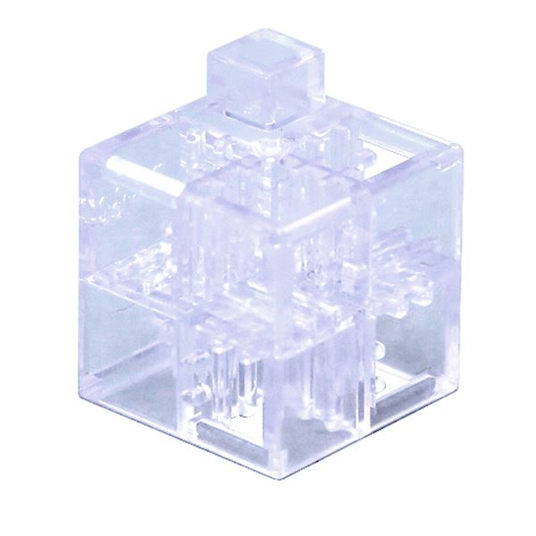 【ポイント20倍】（まとめ）Artecブロック基本四角24Pクリア【×10セット】