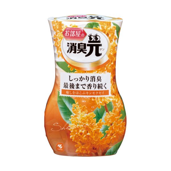 【クーポン券別れ別れ中＆百貨店SALE客体】（まとめ）小林製薬 お御部屋の消臭元 癒しをはこぶキンモクセイ 400ml 1仕掛ける（5個） 【×5仕掛ける】