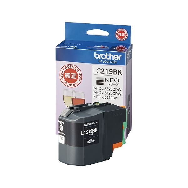 【マラソンでポイント最大47.5倍】BROTHER(ブラザー) 純正 インクカートリッジ 大容量 ブラック LC219BK|インテリアの壱番館