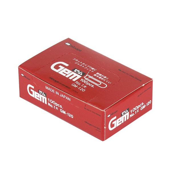 【尖んがり20倍】(まとめ) ミツヤ クリップ 大 29粍 GM-120 1箱(約100本) 【×30仕掛ける】