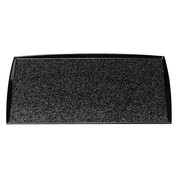 【ポイント20倍】尺5 わたらせ盆/トレー 【銀彩渕黒SL】 455mm×328mm×14mm 日本製 〔和食 レストラン 店舗 お店〕【代引不可】