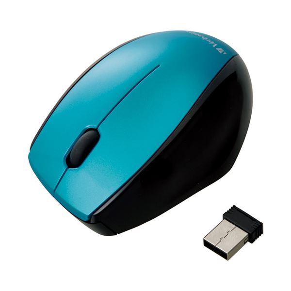 【ポイント20倍】(まとめ)三菱ケミカルメディア Blue LEDマウス MUSWBLBV1 ブルー【×2セット】|インテリアの壱番館