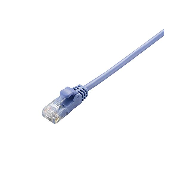 【マラソンでポイント最大47.5倍】【5個セット】エレコム やわらかLANケーブル/CAT5E/1m/ブルー LD-CTY/BU1X5｜インテリアの壱番館