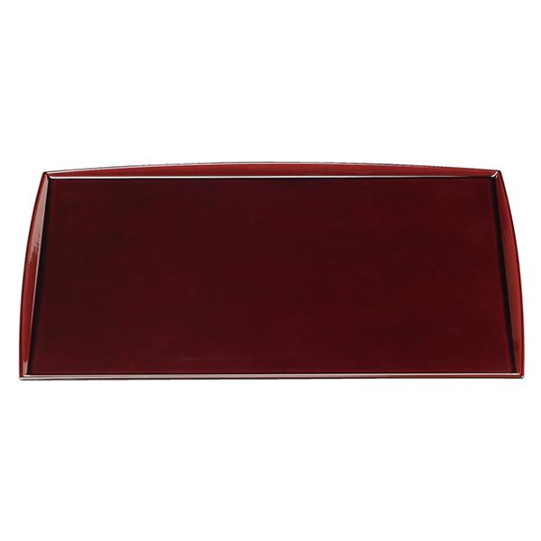 【ポイント20倍】尺5 わたらせ盆/トレー 【溜毘沙門天塗】 455mm×328mm×14mm 日本製 〔和食 レストラン 店舗 お店〕【代引不可】 5,440円