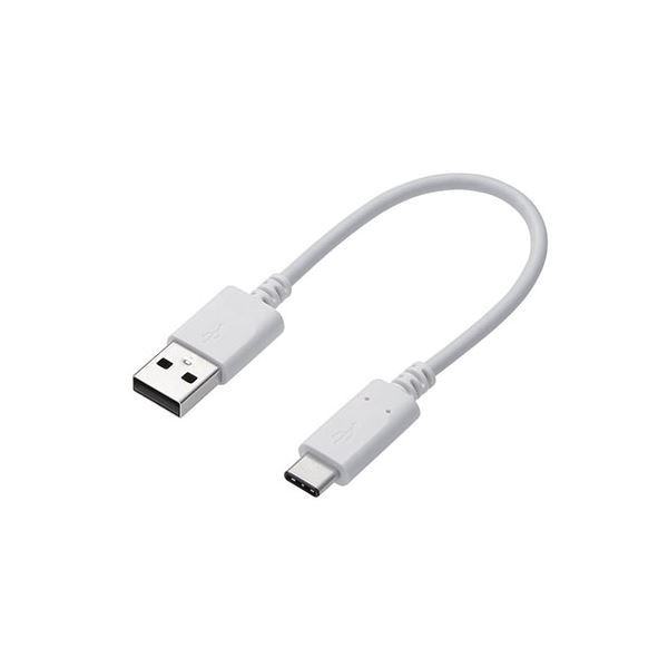 【クーポン配布中】【5個セット】エレコム スマートフォン用USBケーブル/USB(A-C)/認証品/0.15m/ホワイト MPA-AC01NWHX5