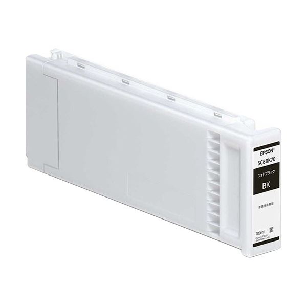 【クーポン券別れ別れ中】エプソン インクカートリッジフォトブラック 700ml SC8BK70 1個 プリンター・FAX用インク-PCサプライ・消耗品-インクカートリッジ