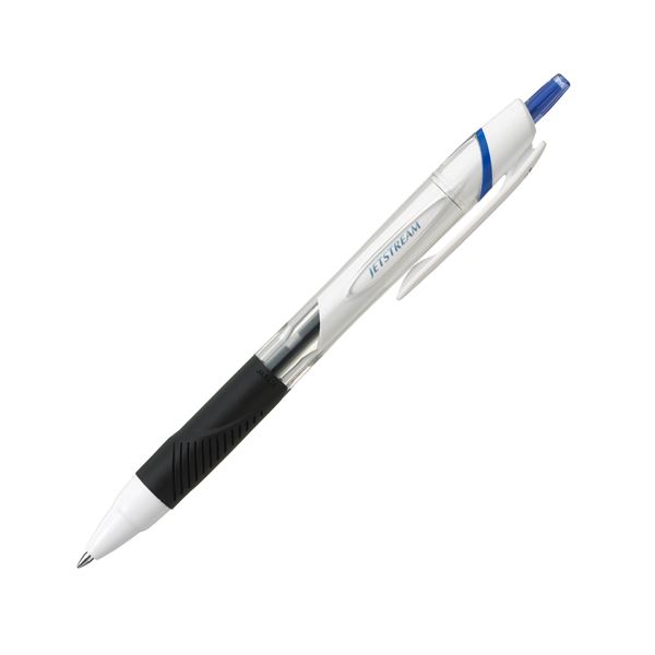【クーポン配布中】(まとめ) 三菱鉛筆 JETSTREAM 0.5mm SXN15005.33 白軸/青 10本 【×10セット】