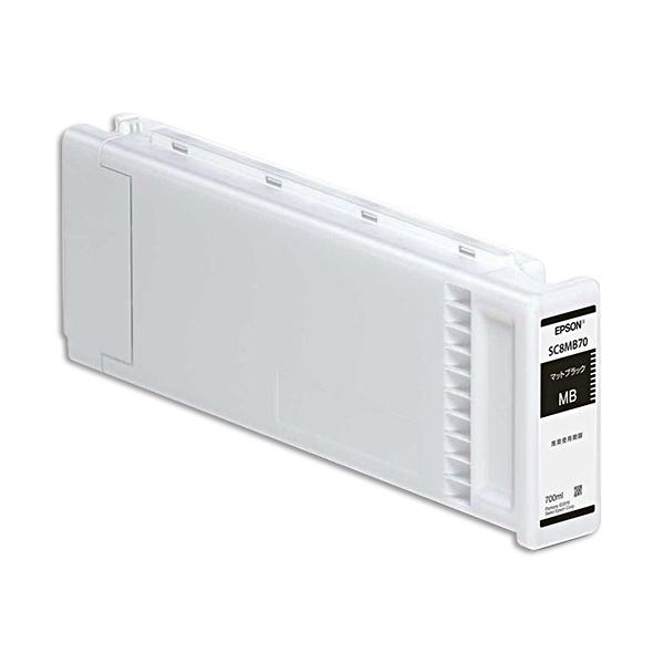 【クーポン券別れ別れ中】エプソン インクカートリッジマットブラック 700ml SC8MB70 1個 インクカートリッジ-プリンター・FAX用インク