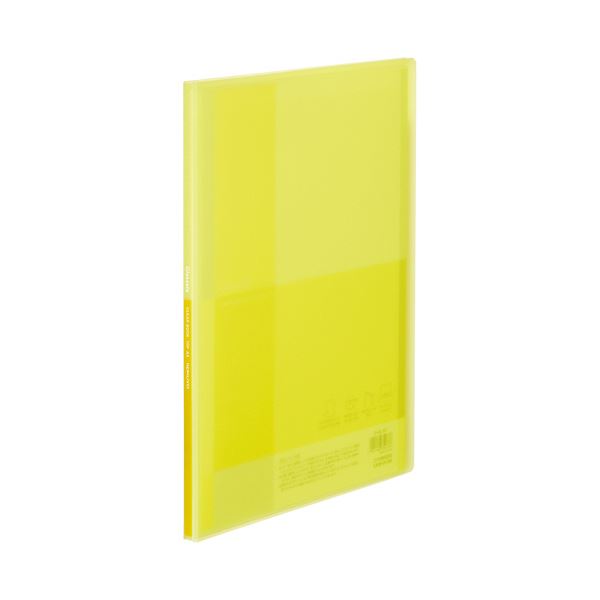 【ポイント20倍】（まとめ）コクヨ クリヤーブック（Glassele） 固定式 A4タテ 10ポケット イエロー ラ-GL10Y 1冊 【×30セット】