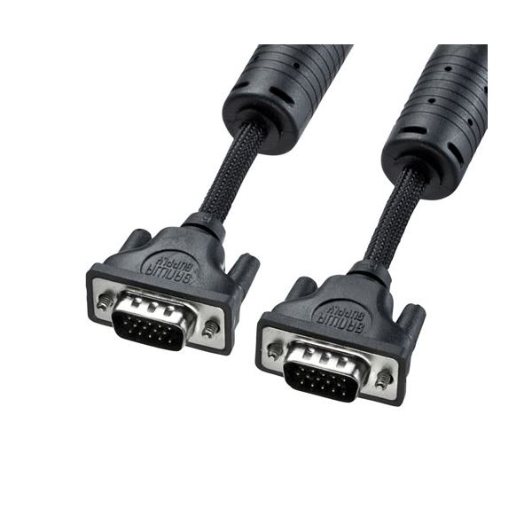 【尖んがり20倍】サンワサプライ ナイロンメッシュディスプレイケーブル KC-NMV50K