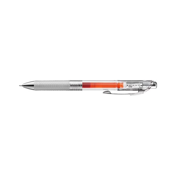 【マラソンでP最大49倍】（まとめ） ぺんてる ノック式エナージェル インフリー 0.5mm オレンジ 【×20セット】