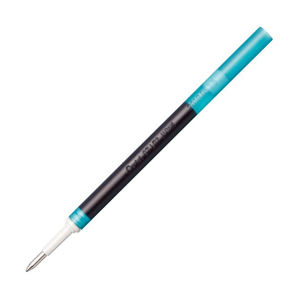 【クーポン配布中】（まとめ）ぺんてる ゲルインキボールペン ノック式エナージェル インフリー 替芯 0.7mm ターコイズブルー XLR7TL-S3 1セット（10本）【×10セット】