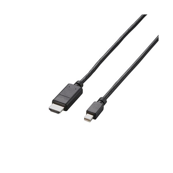【ポイント20倍】【5個セット】 エレコム Mini DisplayPort-HDMI変換ケーブル/1m/ブラック AD-MDPHDMI10BKX5