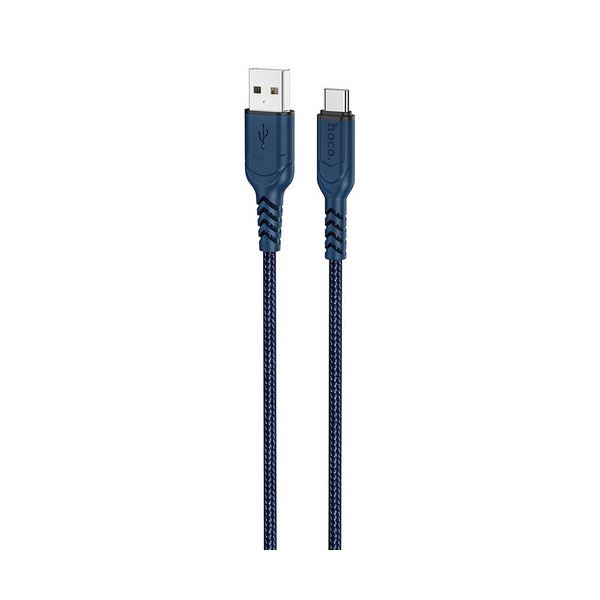 【マラソンでP最大49倍】(まとめ) JTT hoco X59 ANTI-BENDING Type-Cケーブル ブルー X59-ANTBTC-BL 【×3セット】