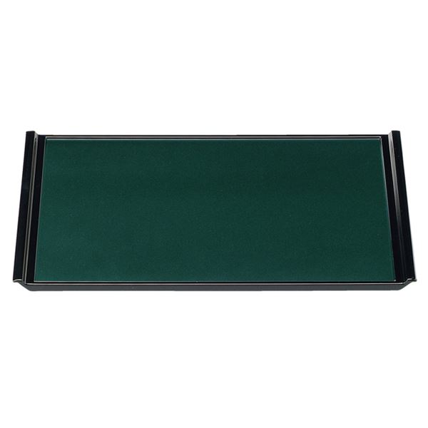 【ポイント20倍】2尺 フライト盆/トレー 【グリーンパール毘沙門天SL】 596mm×446mm×25mm 日本製 〔和食 レストラン 店舗 お店〕【代引不可】