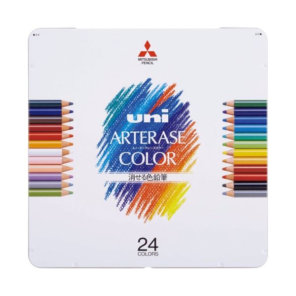 【ポイント20倍】三菱鉛筆 ユニ アーテレーズカラー 24色 色鉛筆 UAC24C