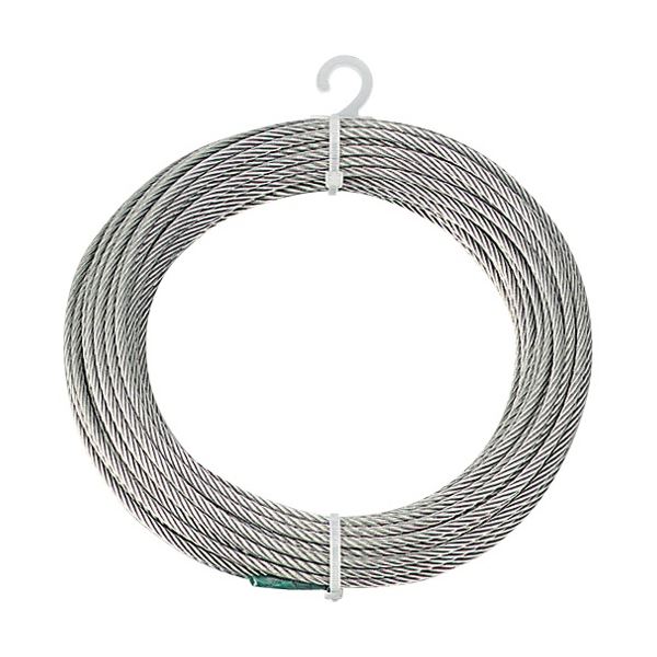 【ポイント20倍】TRUSCO ステンレスワイヤーロープ Φ3mm×20m CWS-3S20 1巻
