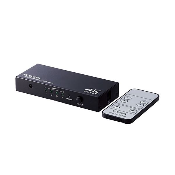 【百貨店SALEでP最大限度47倍】エレコム HDMIうつり変わり器(4界面) DH-SW4KP41BK
