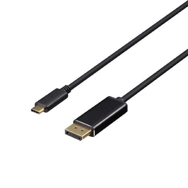 【ポイント20倍】バッファロー（サプライ） ディスプレイ変換ケーブル USB Type-C - DisplayPort 1m ブラック BDCDP10BK