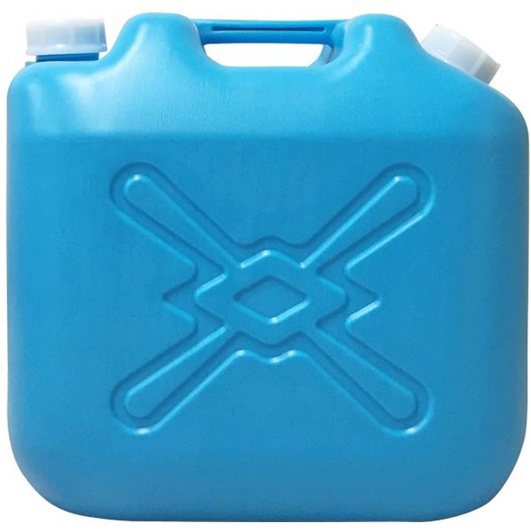 【マラソンでP最大47倍】(まとめ) 灯油缶/灯油用ポリタンク 【青 20L】 ワイド キャップ口径：50mm JISマーク付き 【4個セット 】