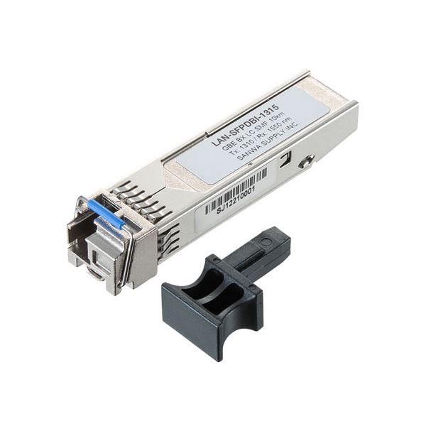 【クーポン配布中&マラソン対象】サンワサプライ BiDirectional SFPコンバータ LAN-SFPDBI-1315|インテリアの壱番館