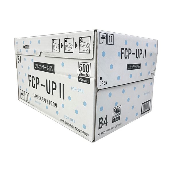 まとめ）日本製紙 FCP-UPII B5FCP-UP2-B5 1箱(2500枚:500枚×5冊) 〔×3