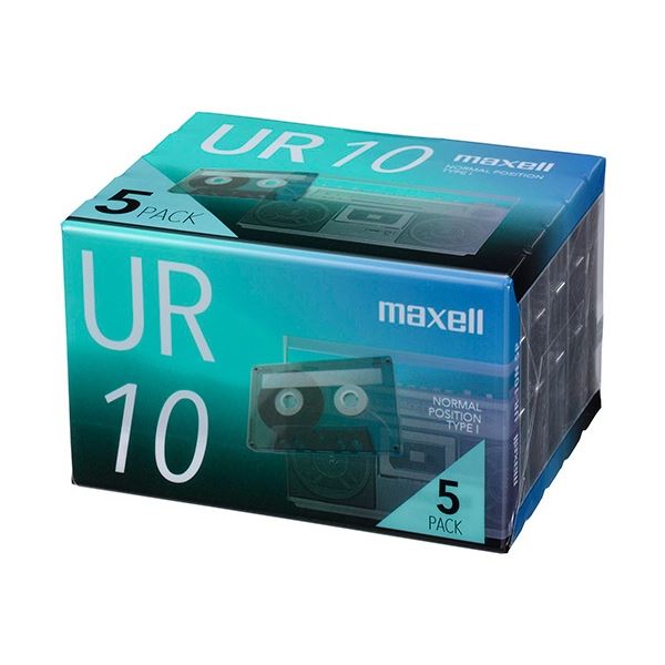 【百貨店SALEでP最大限度47倍】(まとめ) マクセル 快い音用カセットテープ「UR」 10分 UR-10N5P 1容器に並べる(5巻) 【×5書き割り】