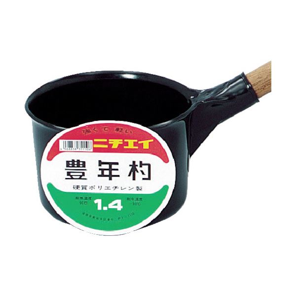 【ポイント20倍】（まとめ）DICプラスチック 豊年杓#1.4柄なし SK-1.4 1個【×10セット】