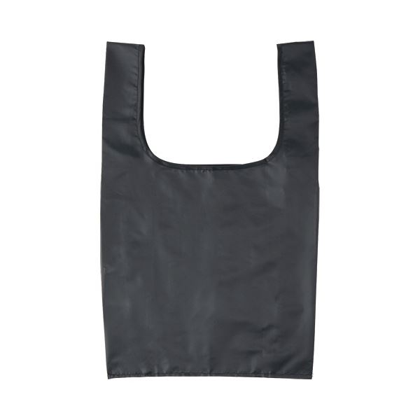 【百貨店SALEでP最大限度47倍】（まとめ）ジーナス ECO コンパクトマイバッグ M 黒いこと 1枚 【×30書き割り】