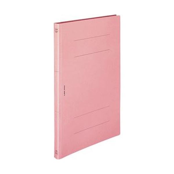 【ポイント20倍】（まとめ）ライオン事務器 フラットファイル（環境）樹脂押え具 B4タテ 150枚収容 背幅18mm ピンク A-506KB4S 1冊【×50セット】