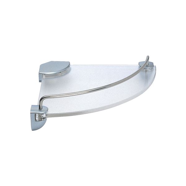 【マラソンでP最大47倍】コーナー型化粧棚/建築金物 【W200×H58×D200mm】 樹脂製棚 浴室可 〔業務用 建材 建築金具〕 7,920円