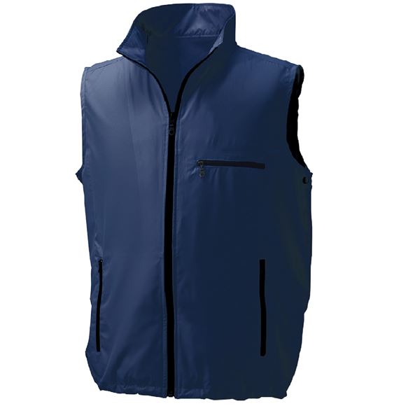 【ポイント20倍】KU91830 空調服 R ポリエステル製 ベスト 服のみ ネイビー 4L
