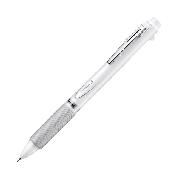 【ポイント20倍】（まとめ） ぺんてる エナージェル3色BP0.5 ホワイト BLC35W【×10セット】