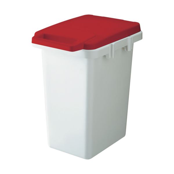 【マラソンでポイント最大47.5倍】(まとめ)TRUSCO 連結ワンハンドペール33L レッド TRHP-33-R 1個【×2セット】|インテリアの壱番館