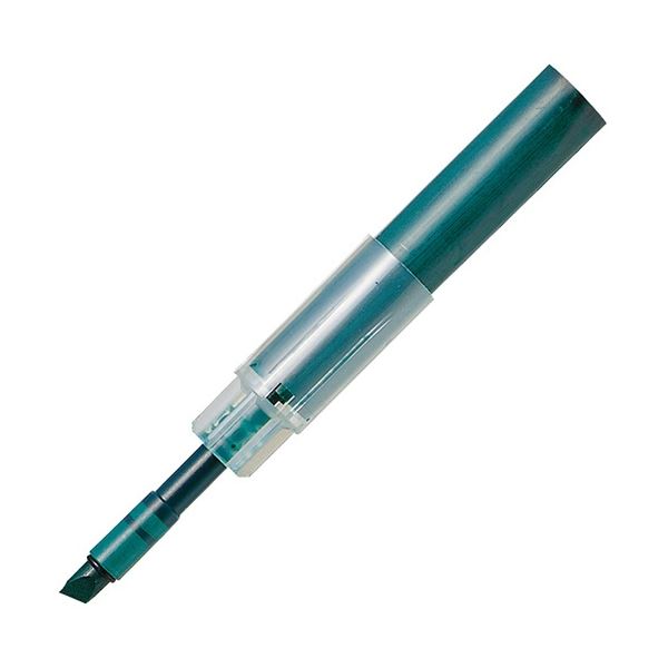 【ポイント20倍】(まとめ) 三菱鉛筆 ホワイトボードマーカー お知らセンサー PWB-120-5K用カートリッジ 中字角芯 緑 PWBR1005K.6 1セット(10本) 【&times;5セット】｜インテリアの壱番館