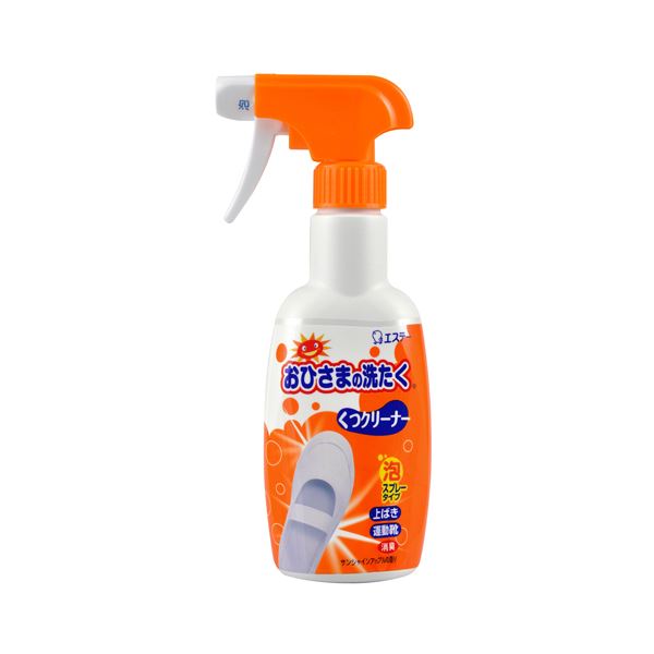 【マラソンでP最大49倍】（まとめ）エステー おひさまの洗たくくつクリーナー 本体 240ml 1本【×10セット】