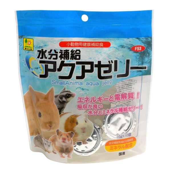 【百貨店SALEでP最大限度47倍】（まとめ） 水分付け足し アクアゼリー 16g×10個 （愛玩動物設備） 【×12仕掛ける】【代引不可】