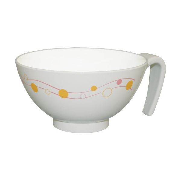 【クーポン配布中】(まとめ) 台和 取っ手付き飯碗 みず玉 HS-N43 1個 【×3セット】