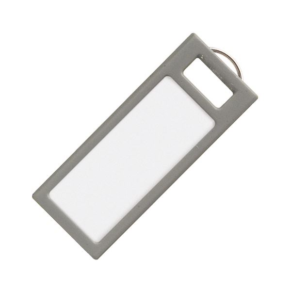 【ポイント20倍】コクヨ キーホルダー型名札(KEYSYS) グレー ナフ-S230M 1セット(40個：4個×10パック)