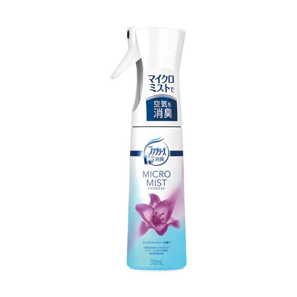 【引き換え証離れ離れ中】（まとめ）P＆G ファブリーズマイクロミスト 窈窕たる・リリーの芳ばしさ 本体 300ml 1本【×10仕掛ける】 日用消耗品-消臭剤・芳香剤