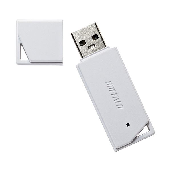 【マラソンでP最大49倍】（まとめ）バッファロー USB2.0どっちもUSBメモリー 16GB ホワイト RUF2-KR16GA-WH 1個【×3セット】