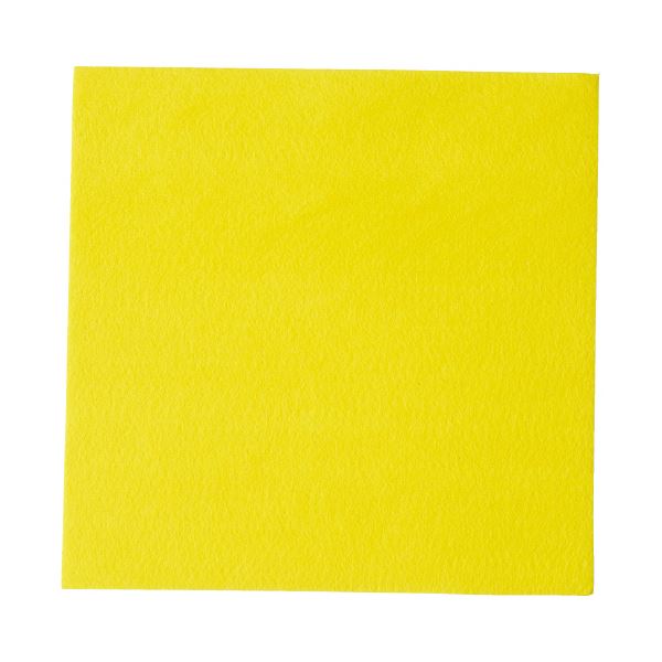 【百貨店SALEでP最大限度47倍】（まとめ）生み出すことフェルト 単色（5枚） 黄 300mm×300粍【×5書き割り】