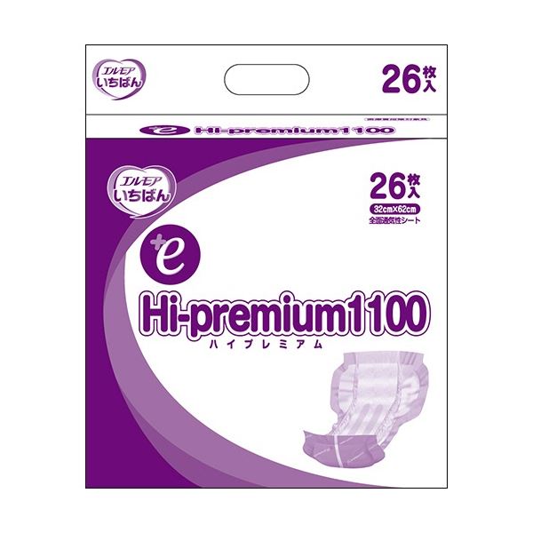 【クーポン配布中】(まとめ) カミ商事 エルモア いちばん +e Hi-premium1100 1パック(26枚) 【×3セット】
