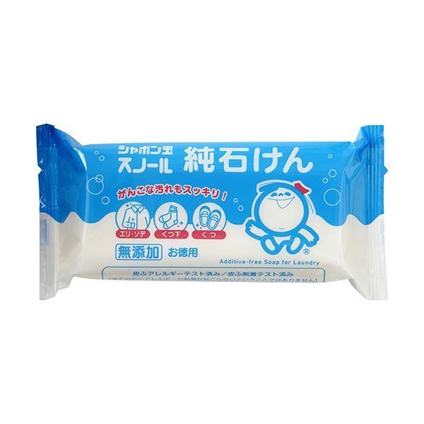 【百貨店SALEでP最大限度47倍】(まとめ) 石ケン玉石ケン 石ケン玉 スノール純石ケン 180g 1個 【×50仕掛ける】